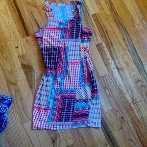 Racerback cotton dress